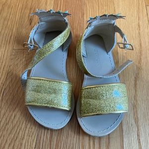J. Crew Crewcuts girls pineapple sandals